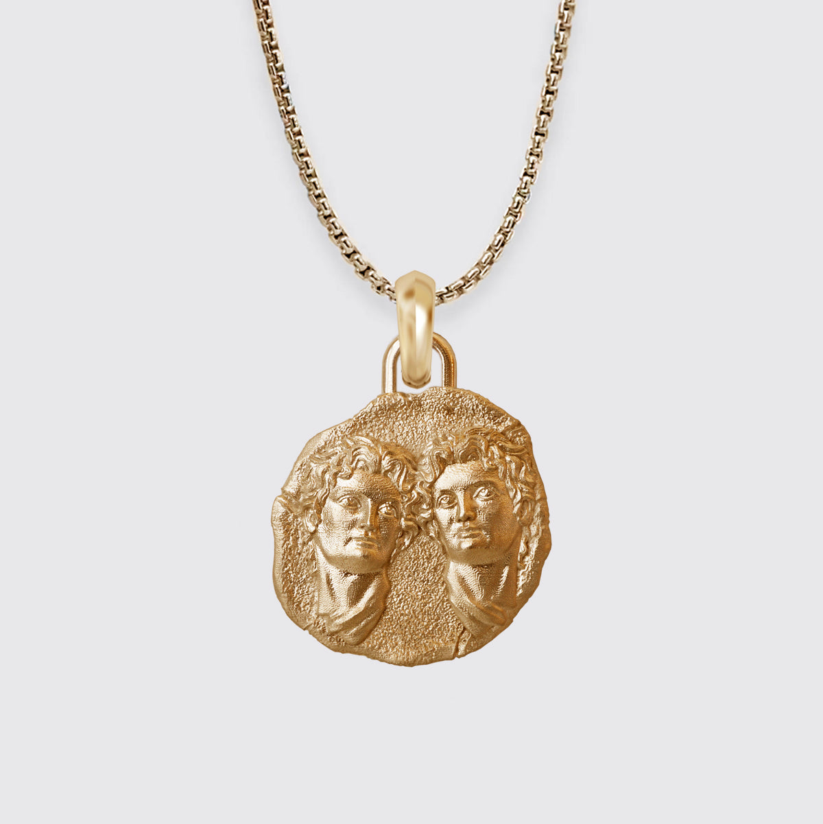 14k gold shops Gemini Pendant