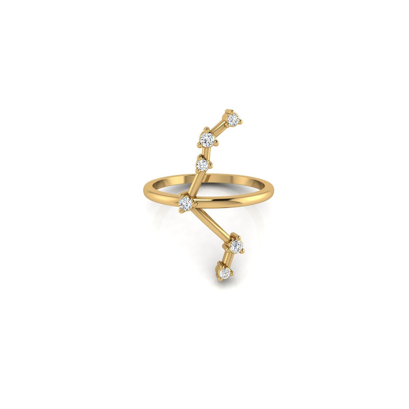 Aries – Zodiac Constellation Celestial Jewelry Rings