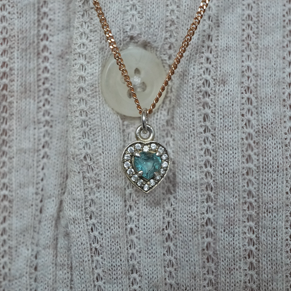 Limited Edition: Classic Paraiba Tourmaline Heart Pendant