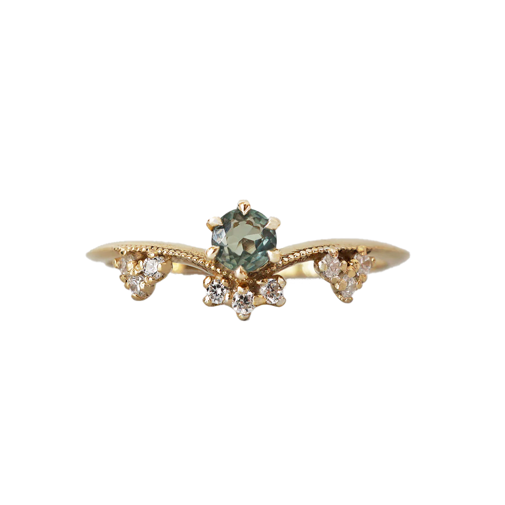 Limited Edition: 14K Celestial Alexandrite Diamond Ring