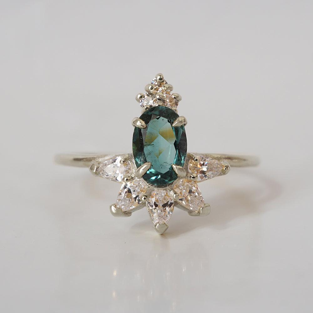 Limited Edition: 14K Green Tourmaline Berry Ring - Tippy Taste Jewelry