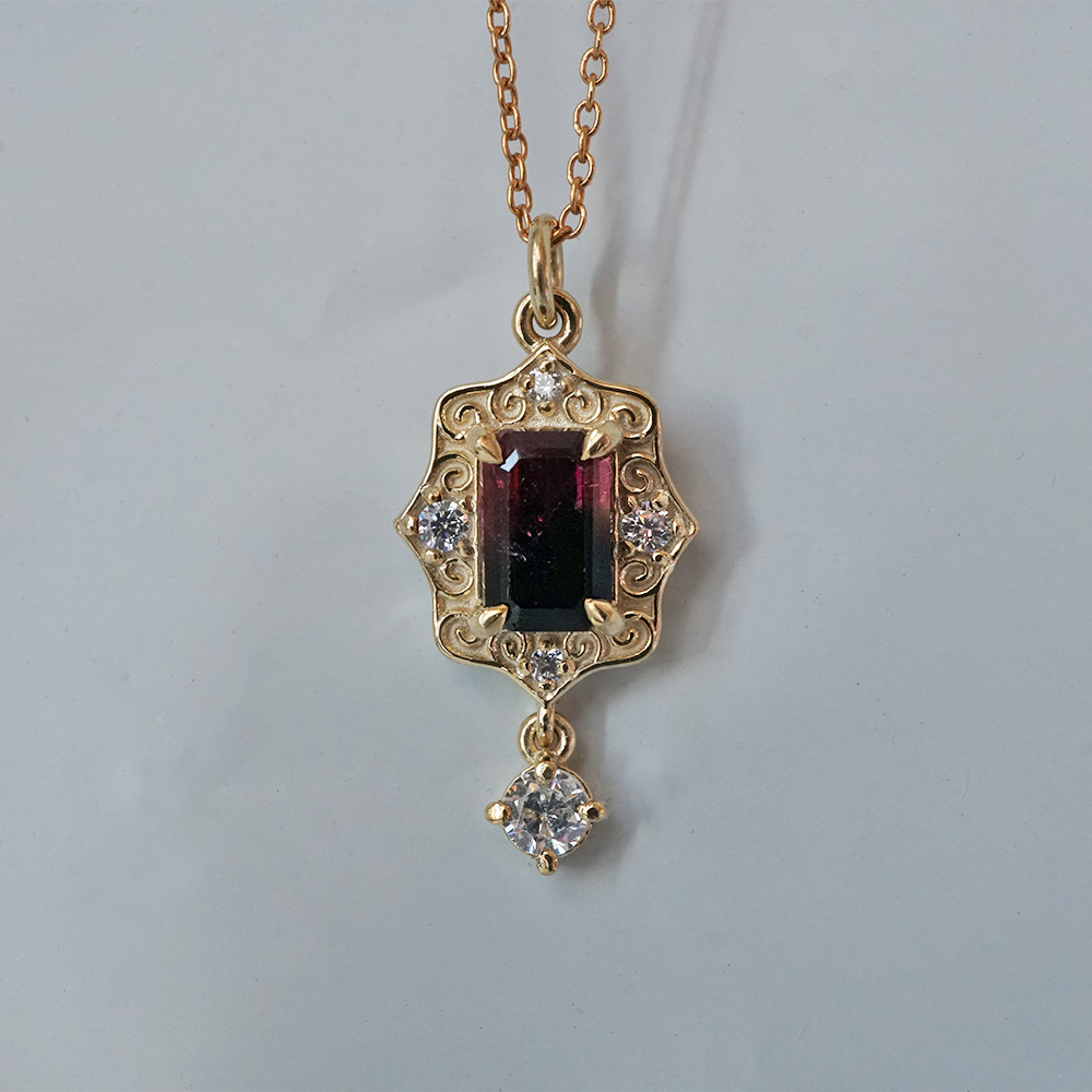 Limited Edition: Velvet Night Tourmaline Necklace