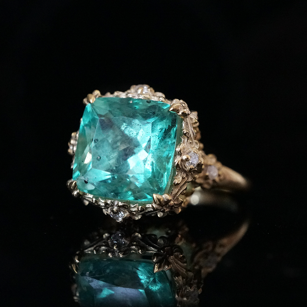 One Of A Kind: Grand Duchess Mint Colombian Emerald Ring, 4ct