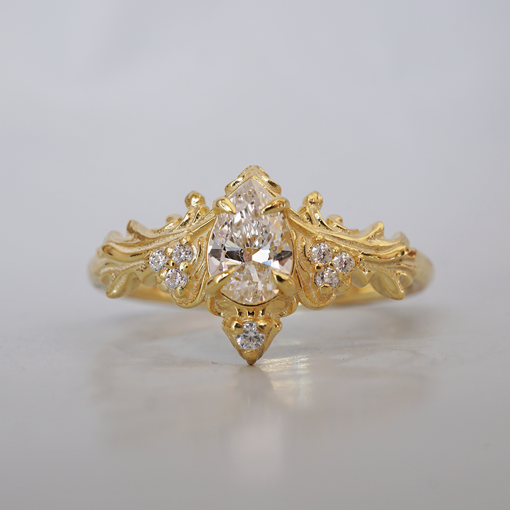 Nyx Diamond Ring in 14K and 18K Gold