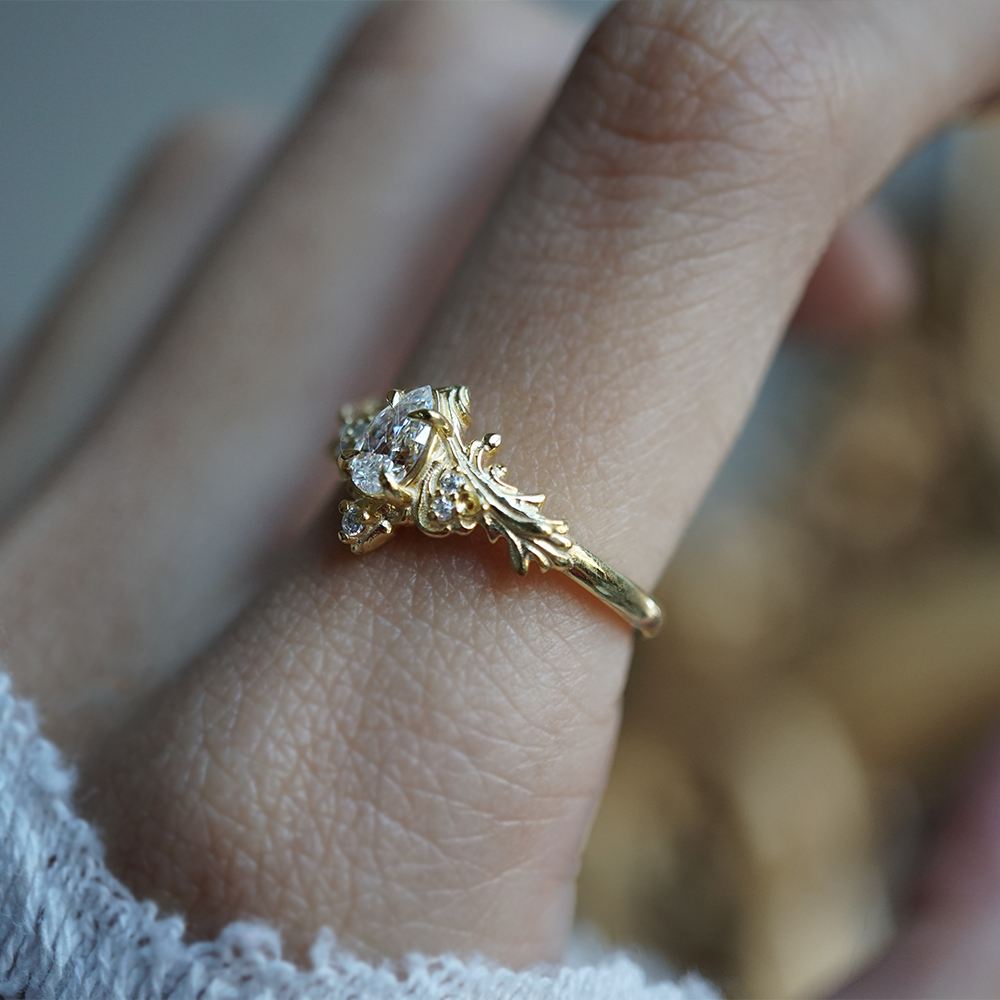 Nyx Diamond Ring in 14K and 18K Gold