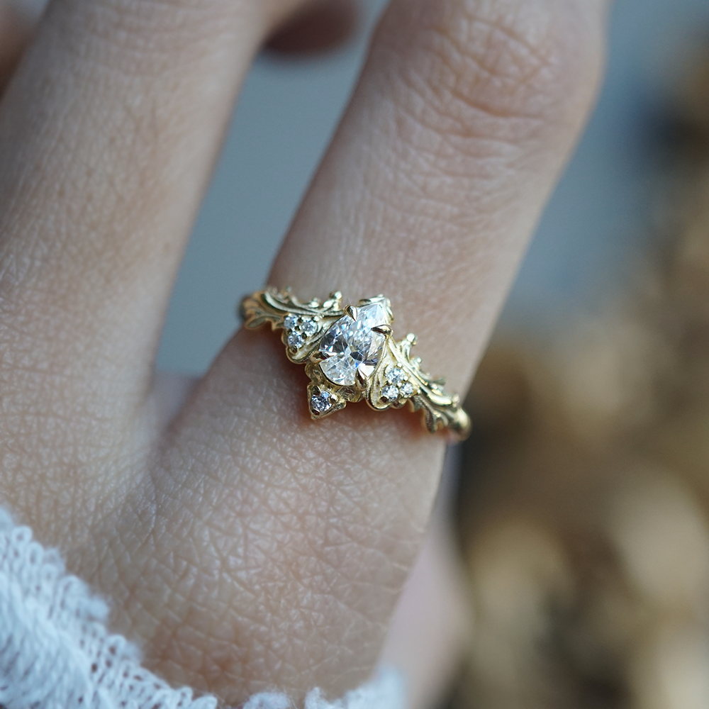 Nyx Diamond Ring in 14K and 18K Gold