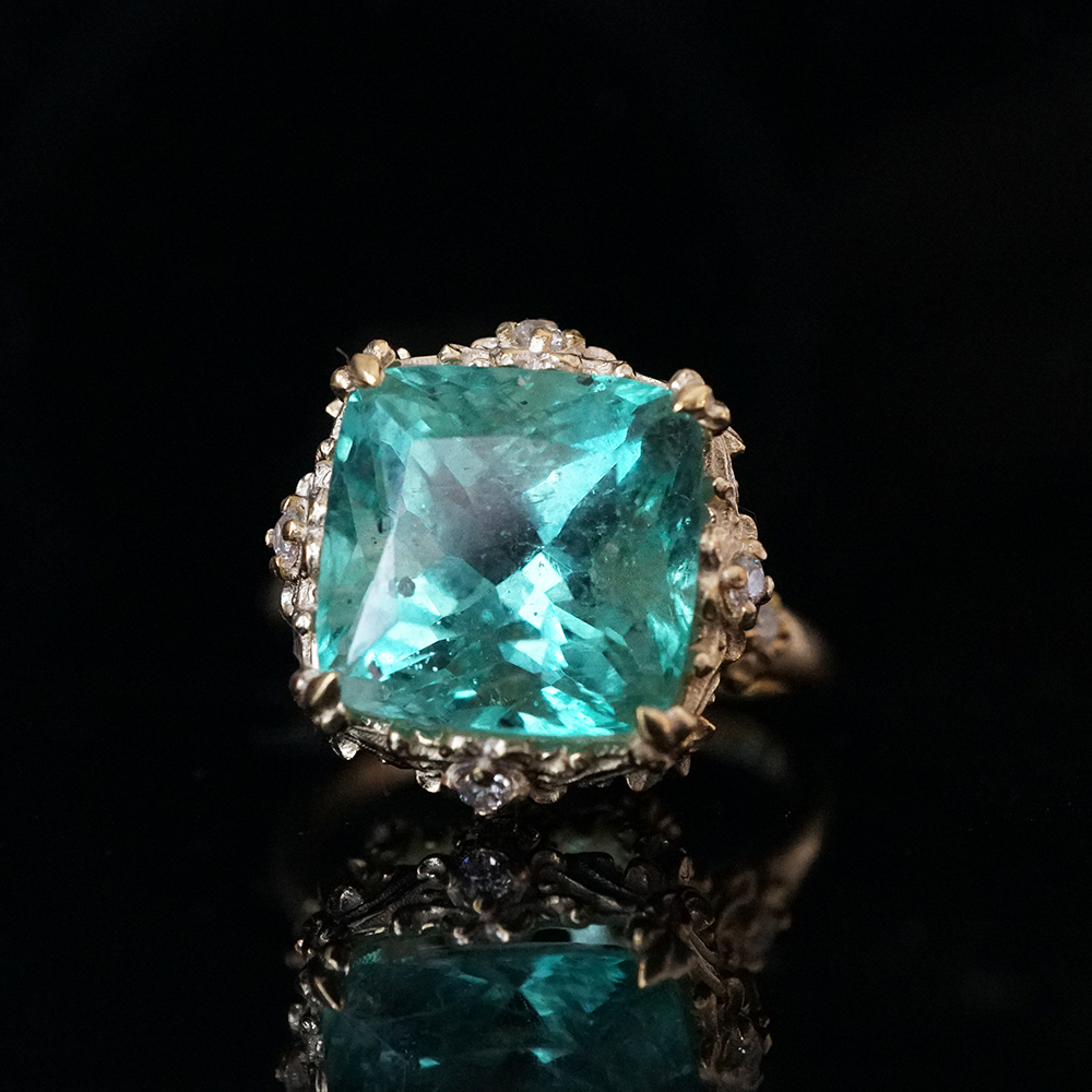 One Of A Kind: Grand Duchess Mint Colombian Emerald Ring, 4ct