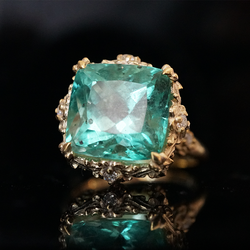 One Of A Kind: Grand Duchess Mint Colombian Emerald Ring, 4ct