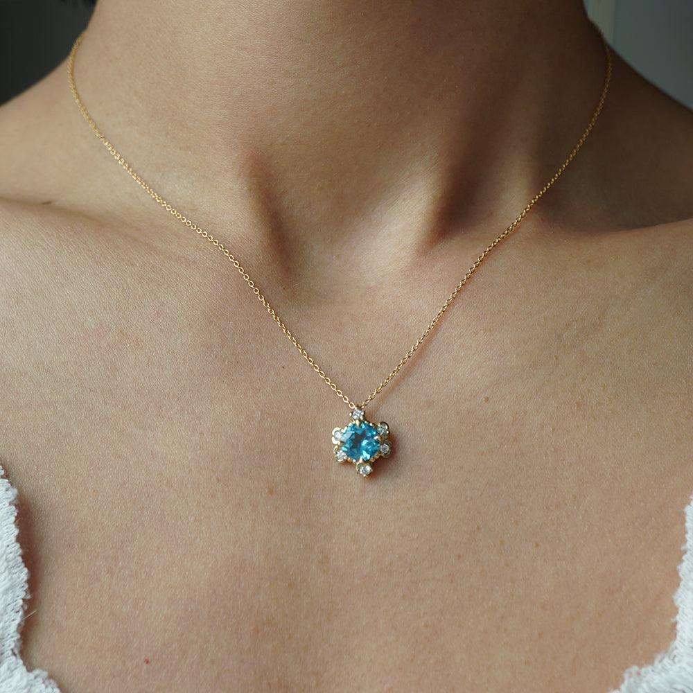 London Blue Topaz Reverie Necklace - Tippy Taste Jewelry