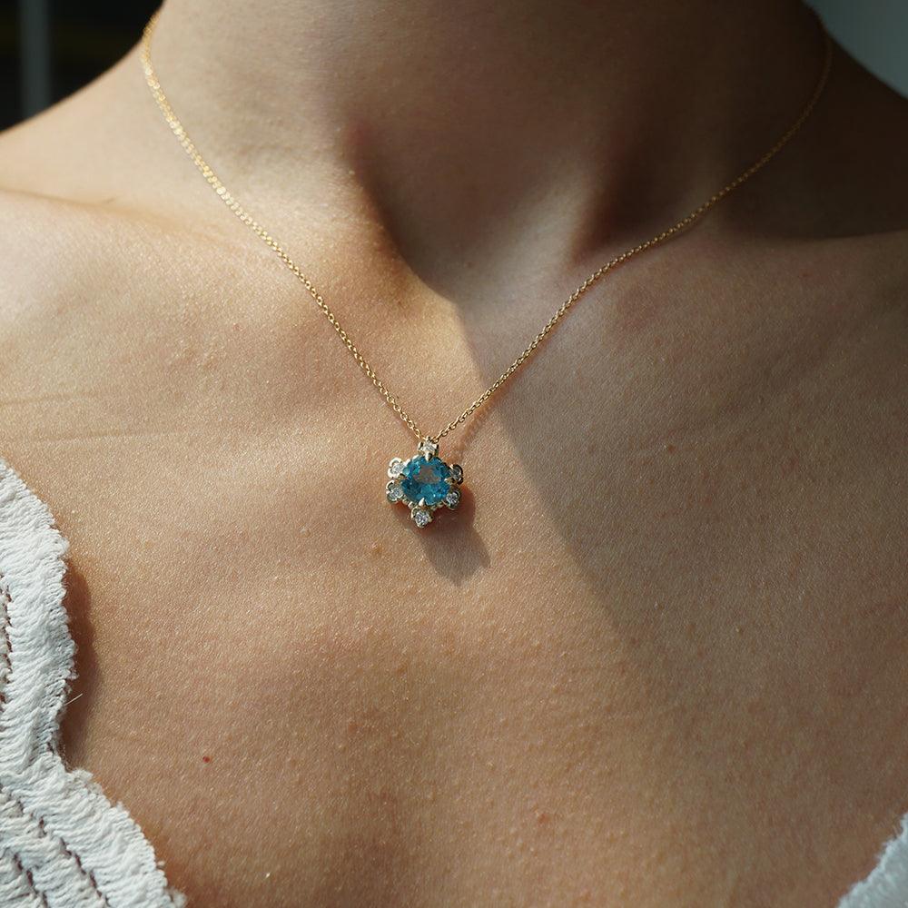 London Blue Topaz Reverie Necklace - Tippy Taste Jewelry