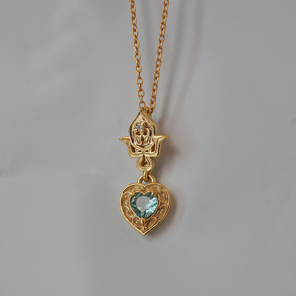 Limited Edition: Paraiba Tourmaline Heart Pendant