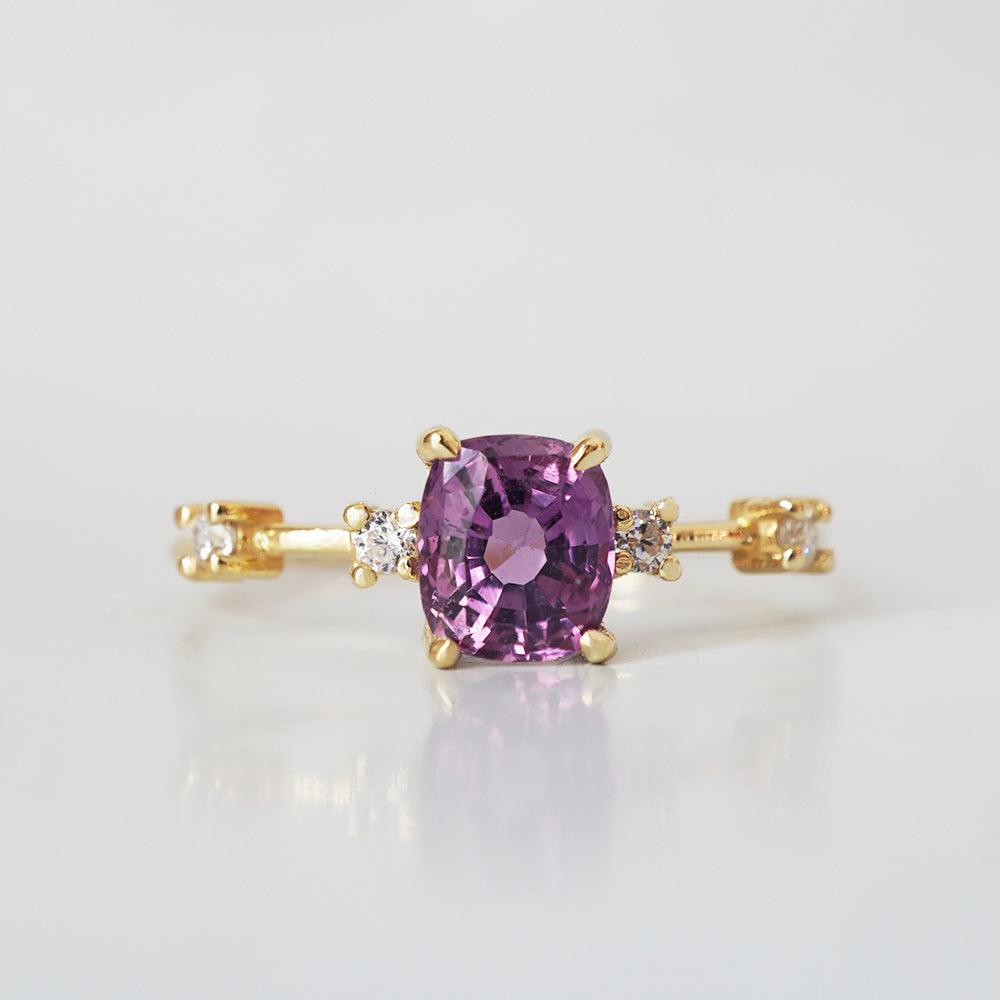 One Of A Kind: Violet Sapphire Ring - Tippy Taste Jewelry