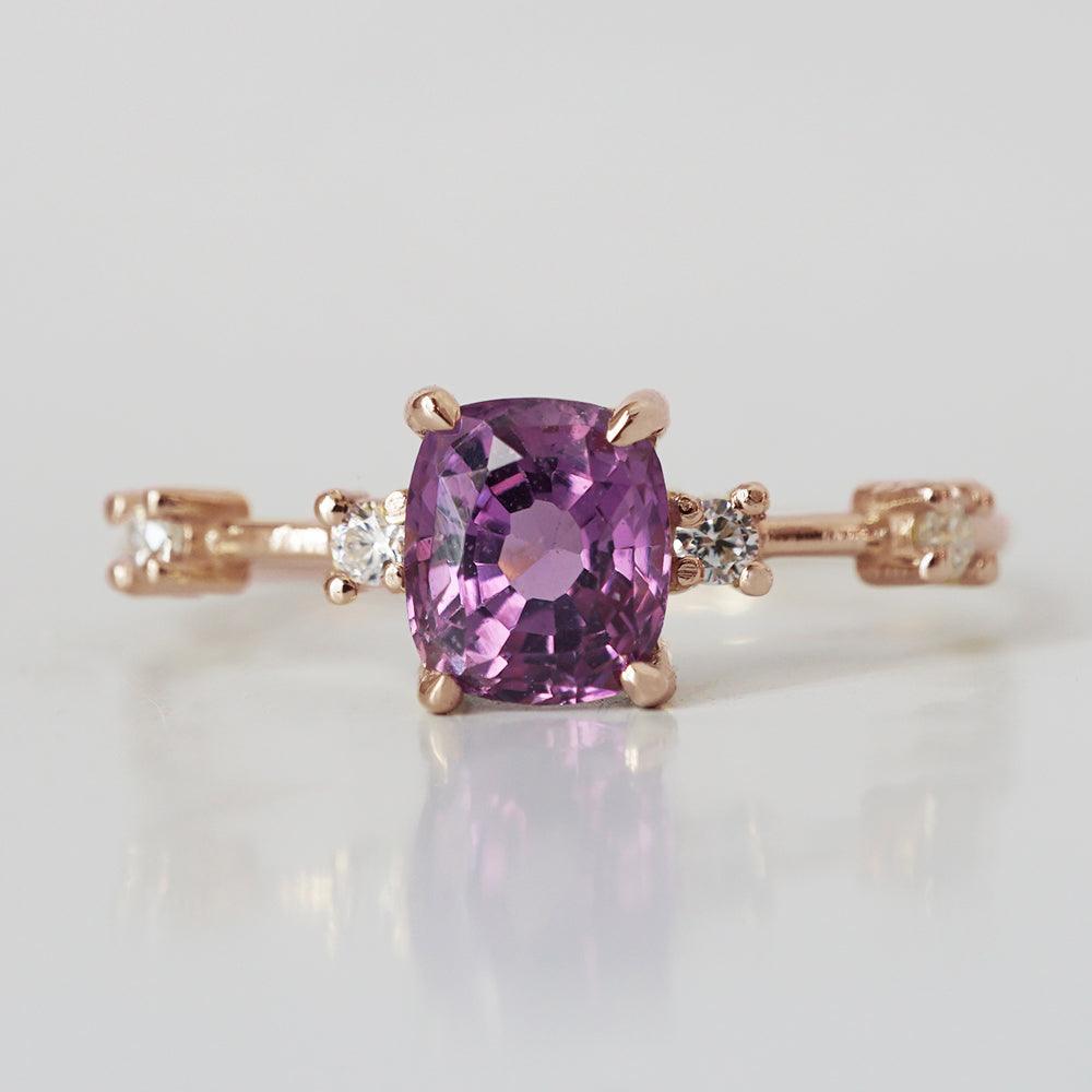 One Of A Kind: Violet Sapphire Ring - Tippy Taste Jewelry