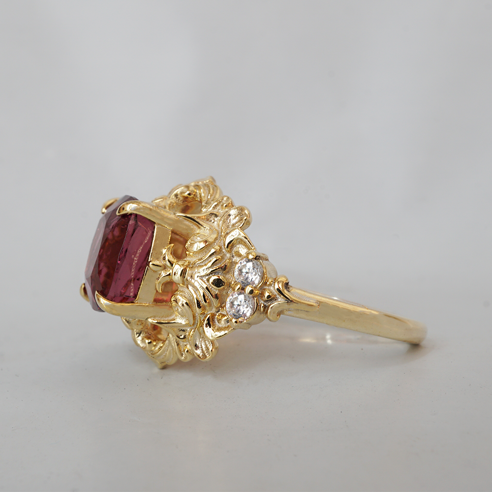 One Of A Kind: Ruby Scarlet Empress Ring in 14K and 18K Gold