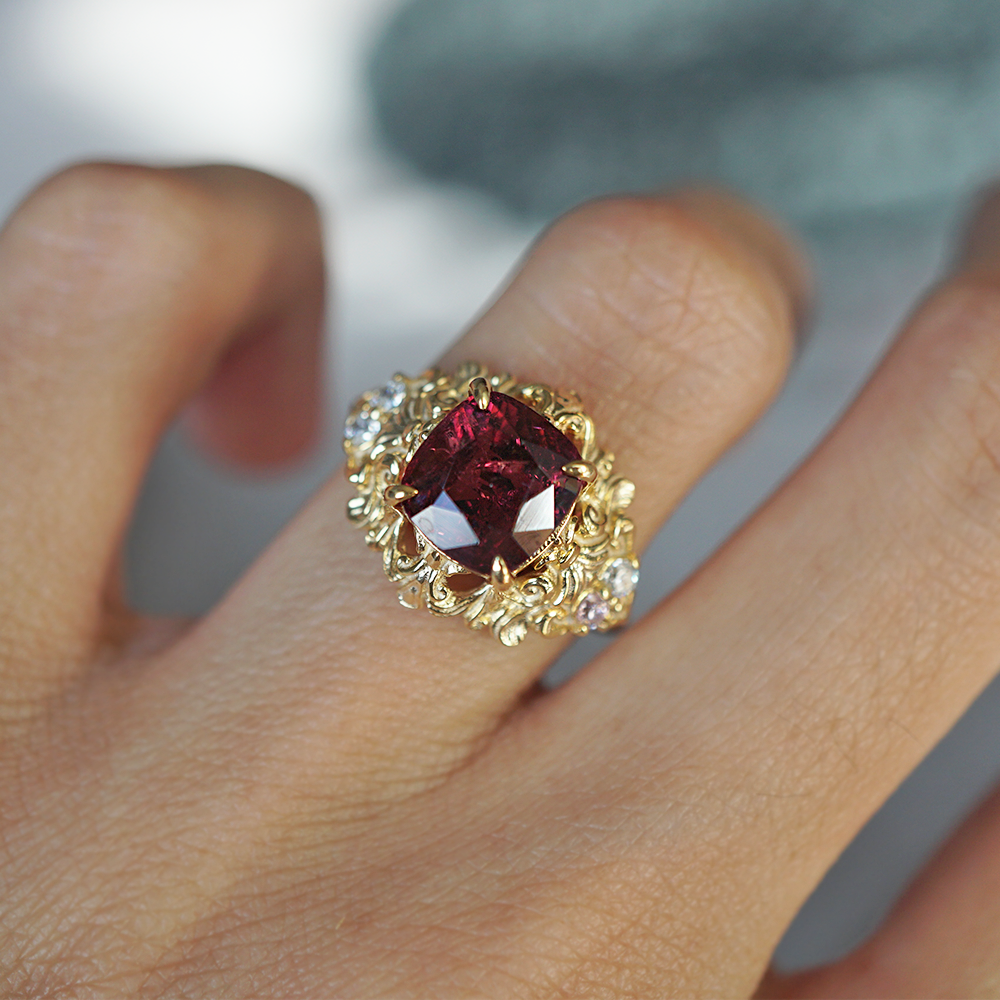 One Of A Kind: Ruby Scarlet Empress Ring in 14K and 18K Gold