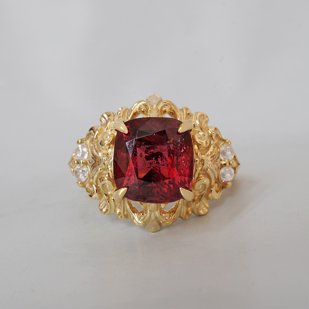 One Of A Kind: Ruby Scarlet Empress Ring in 14K and 18K Gold