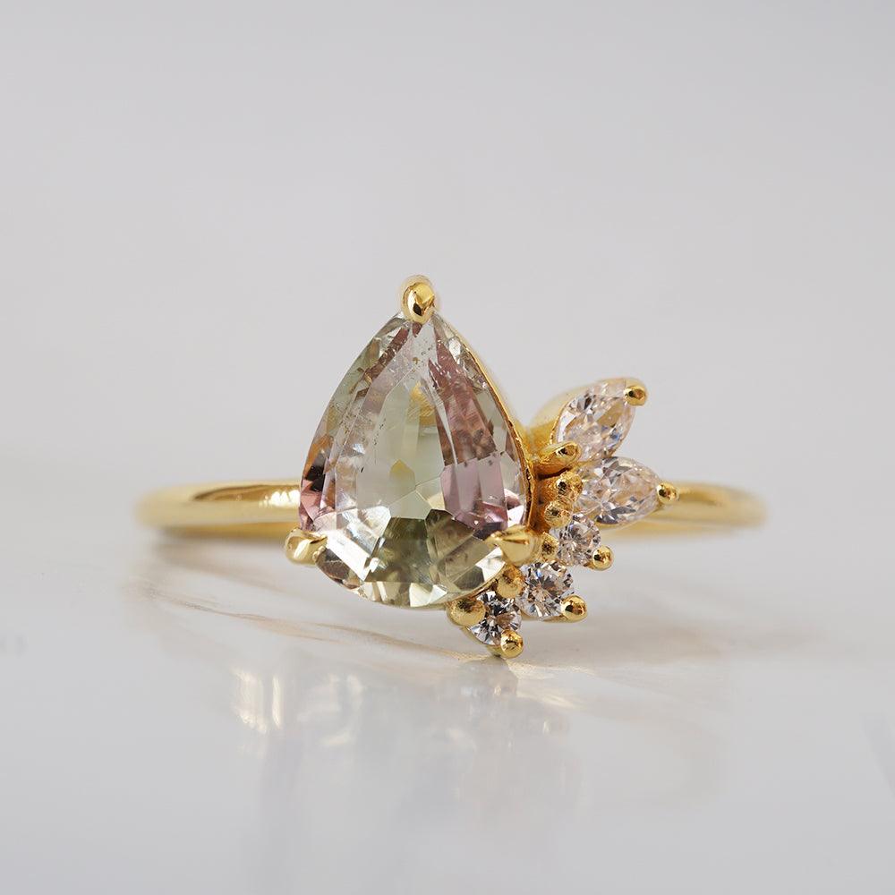 One Of A Kind: Stella Watermelon Tourmaline Ring - Tippy Taste Jewelry