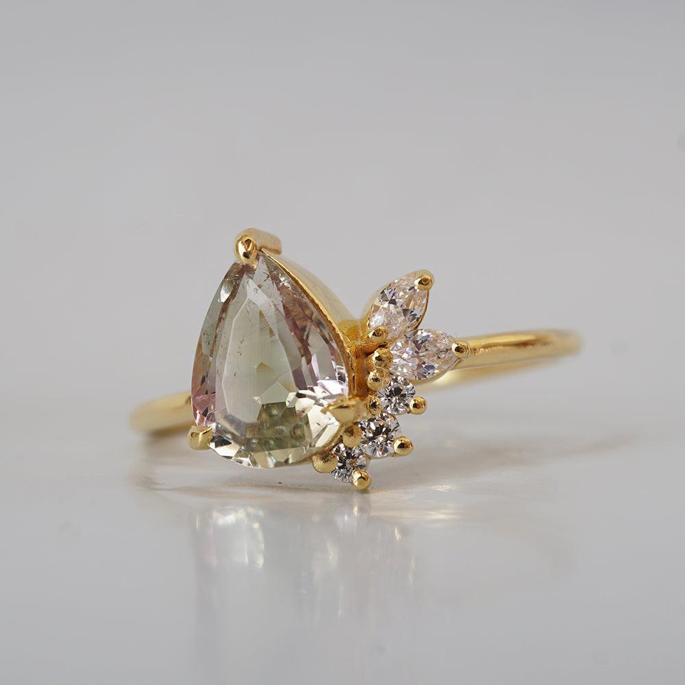 One Of A Kind: Stella Watermelon Tourmaline Ring - Tippy Taste Jewelry