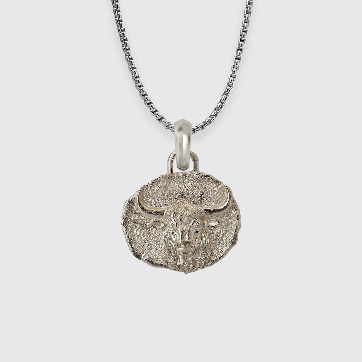 Sterling silver taurus zodiac pendant outlet