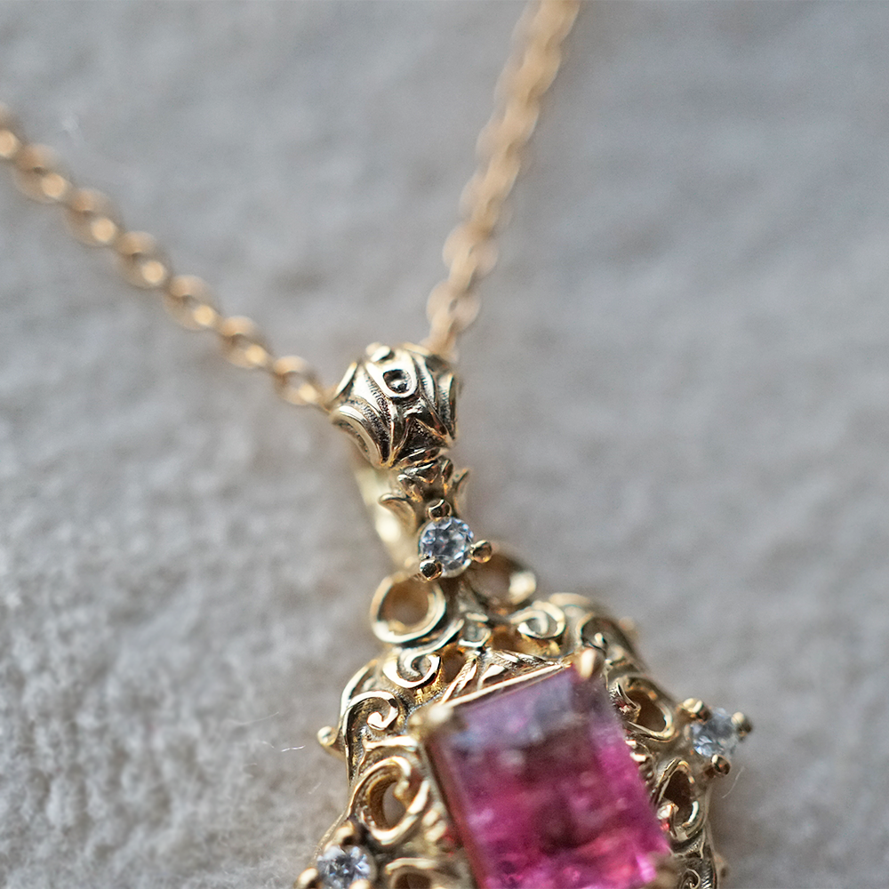 One Of A Kind: Watermelon Tourmaline Mademoiselle Necklace