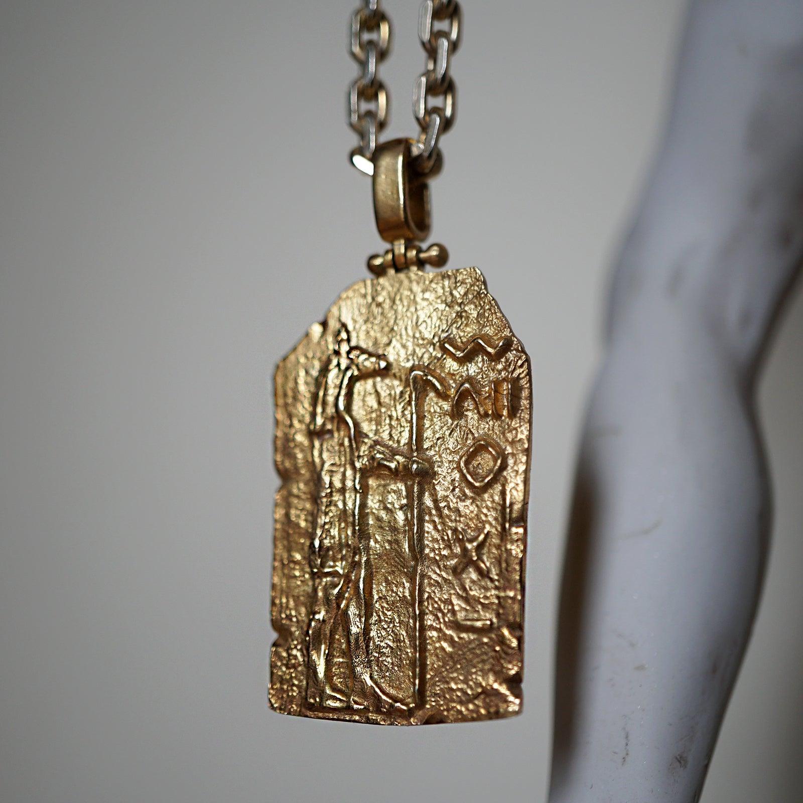 14K Anubis Egyptian Pendant - Tippy Taste Jewelry