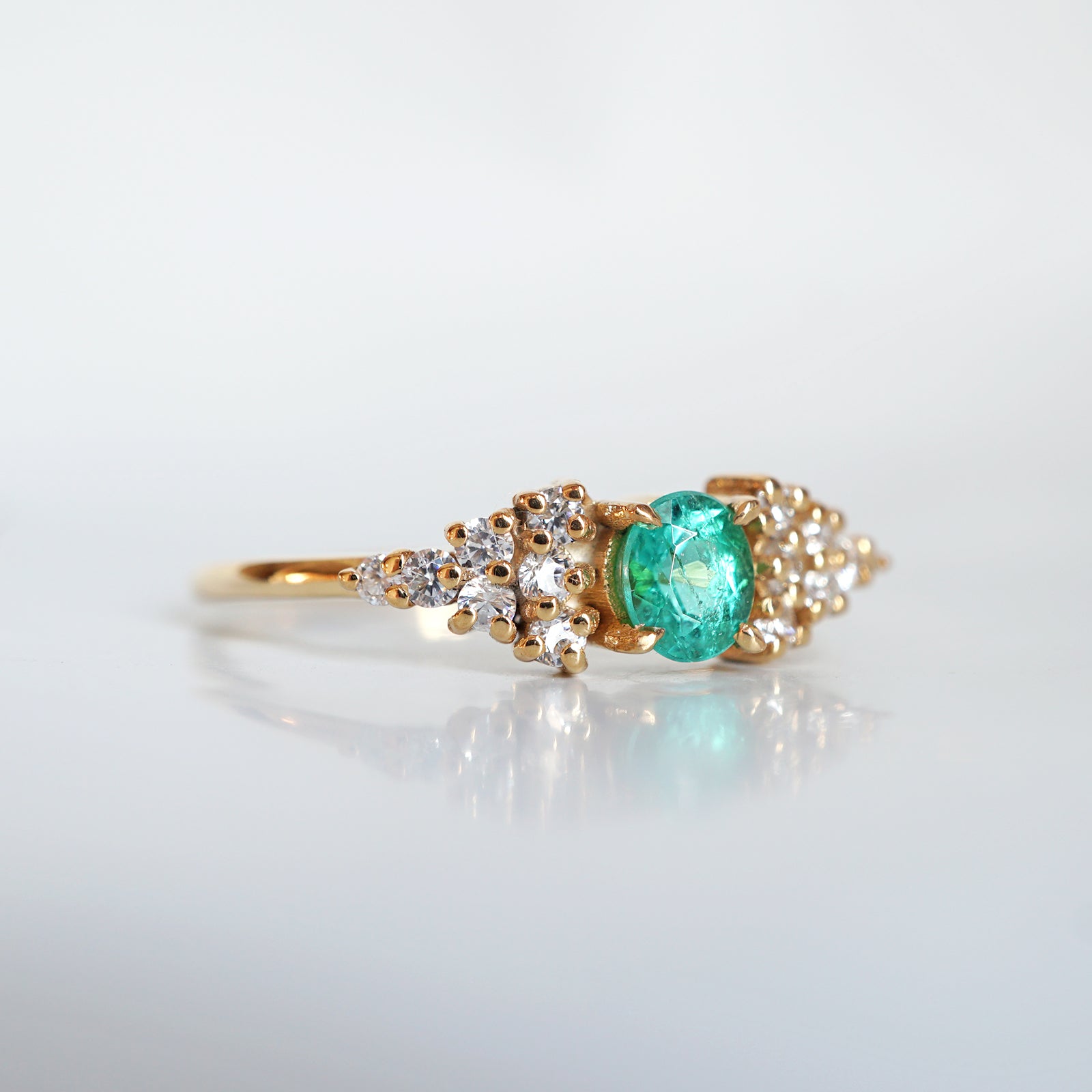 One Of A Kind: Paraiba Tourmaline Galactic Diamond Ring