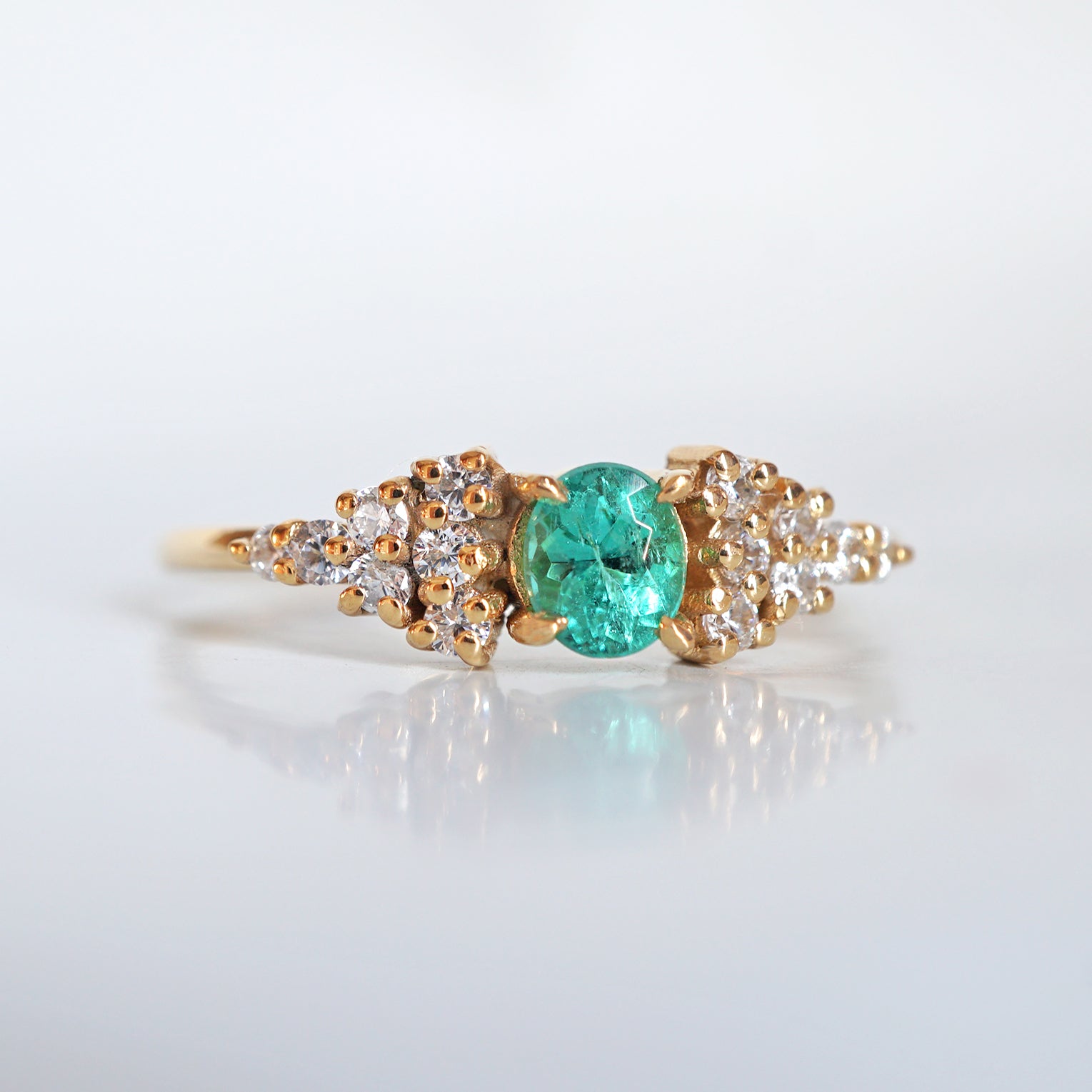 One Of A Kind: Paraiba Tourmaline Galactic Diamond Ring