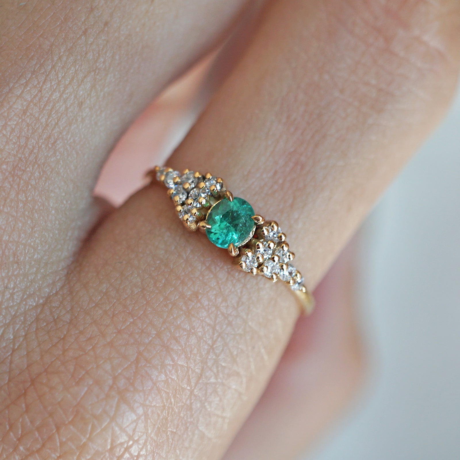 One Of A Kind: Paraiba Tourmaline Galactic Diamond Ring