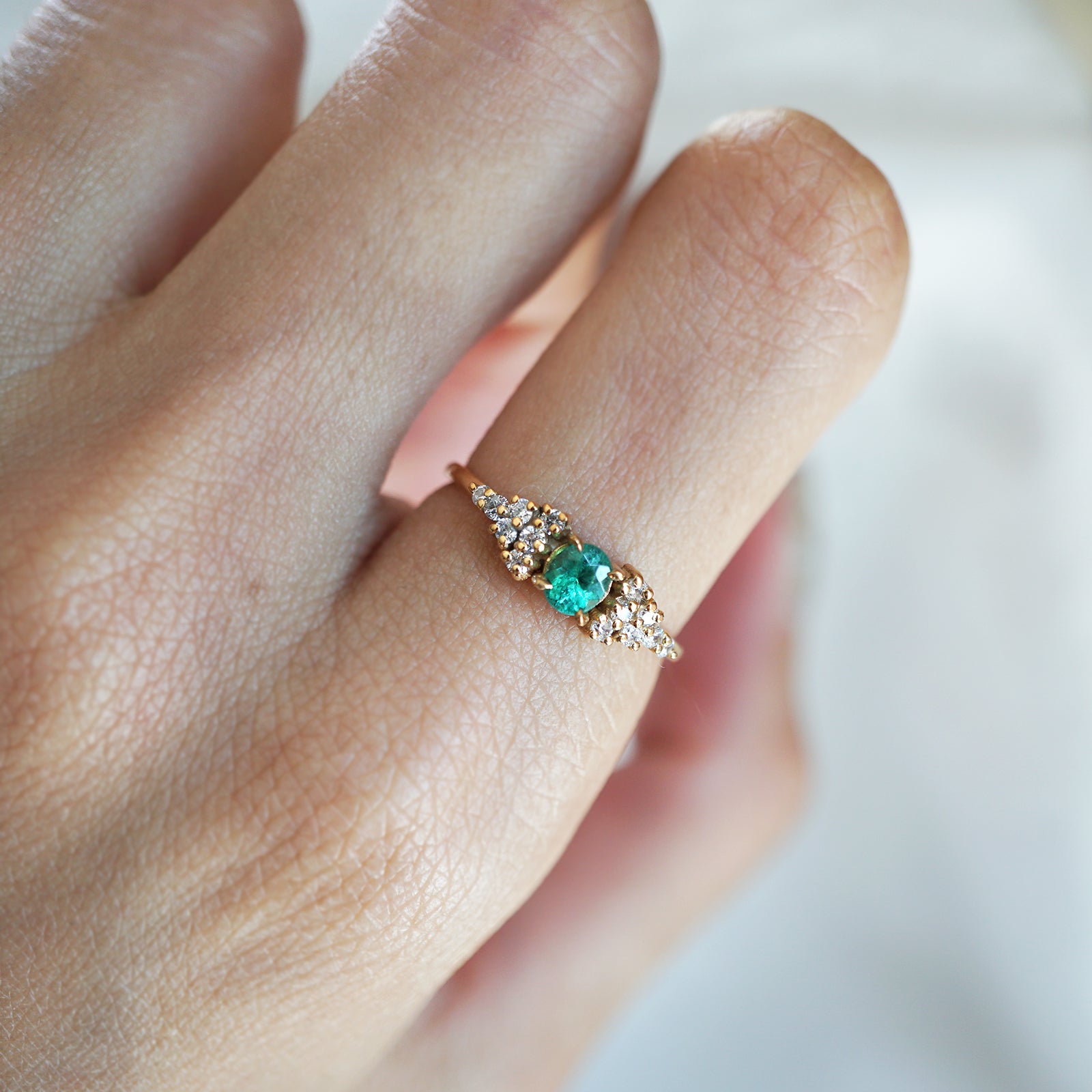 One Of A Kind: Paraiba Tourmaline Galactic Diamond Ring