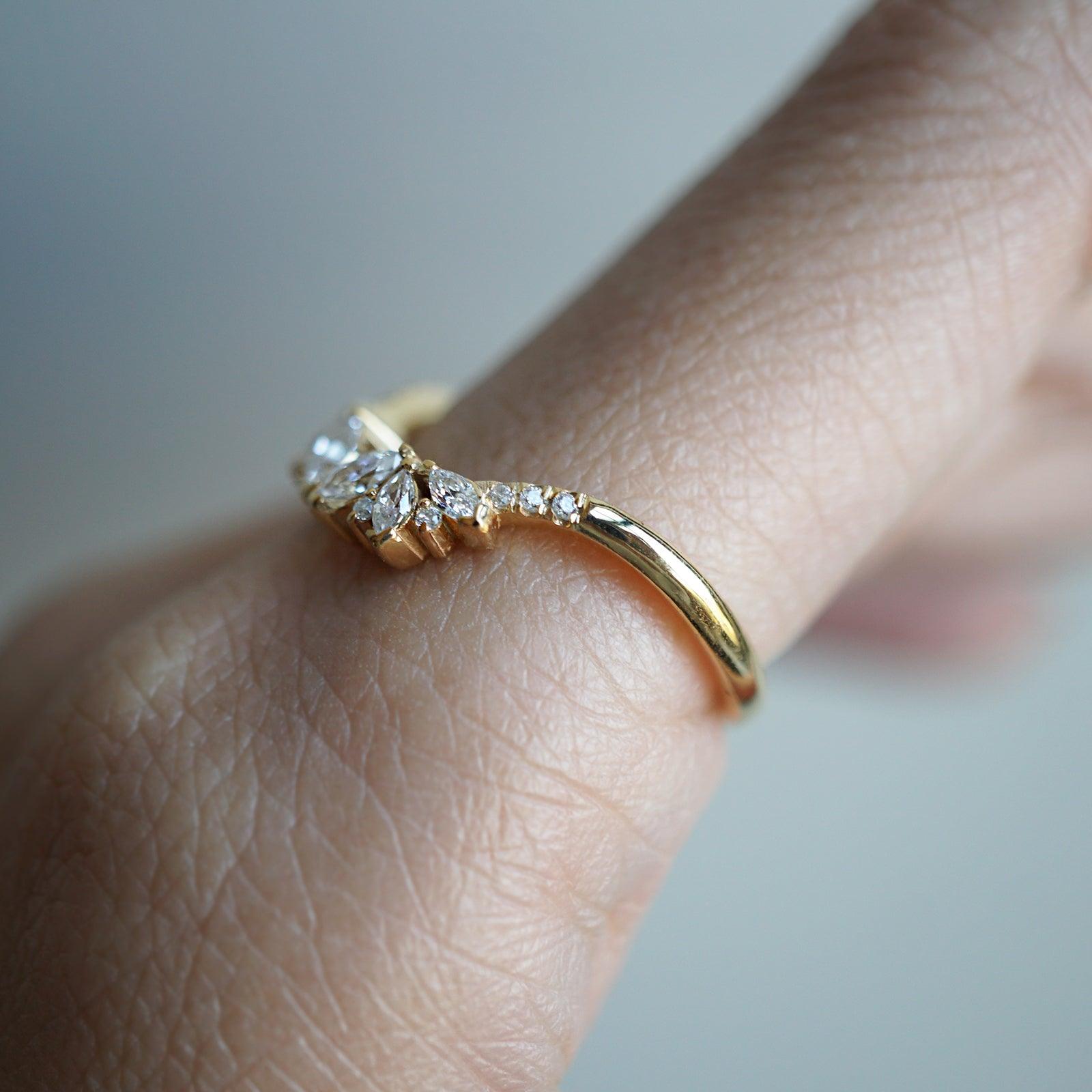 14K and 18K Divine Wing Ring - Tippy Taste Jewelry