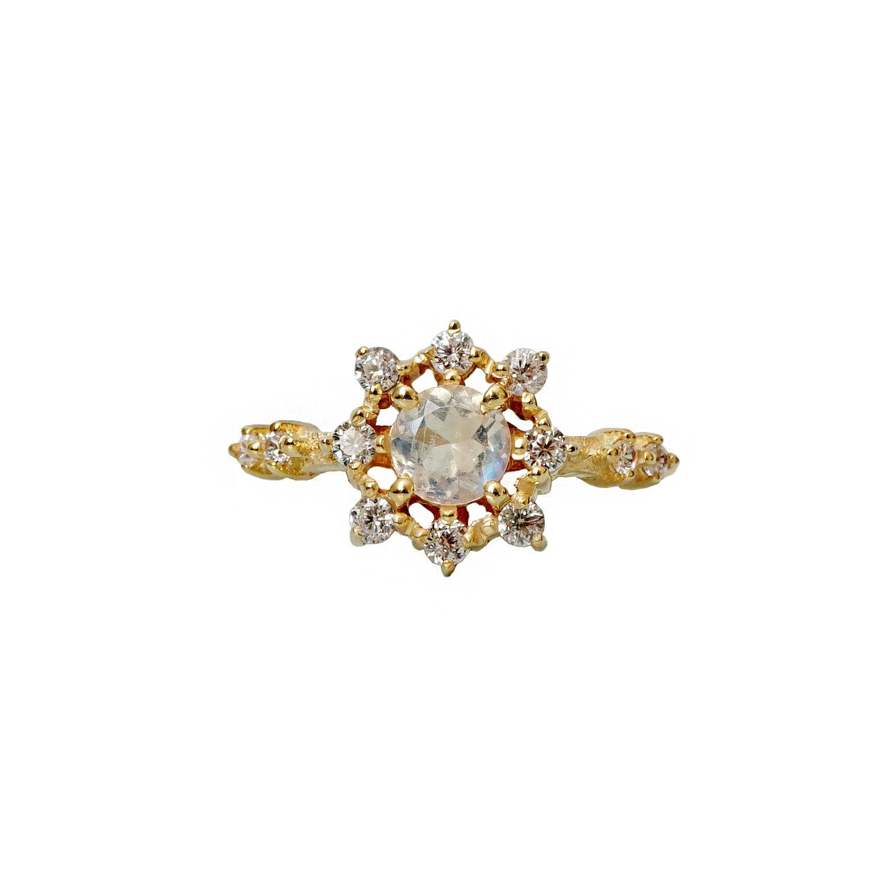 Limited Edition: Starlight Moonstone Ring - Tippy Taste Jewelry