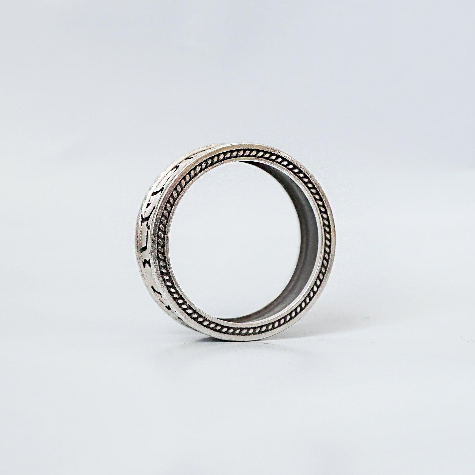 Stone Age Silver Ring - Tippy Taste Jewelry