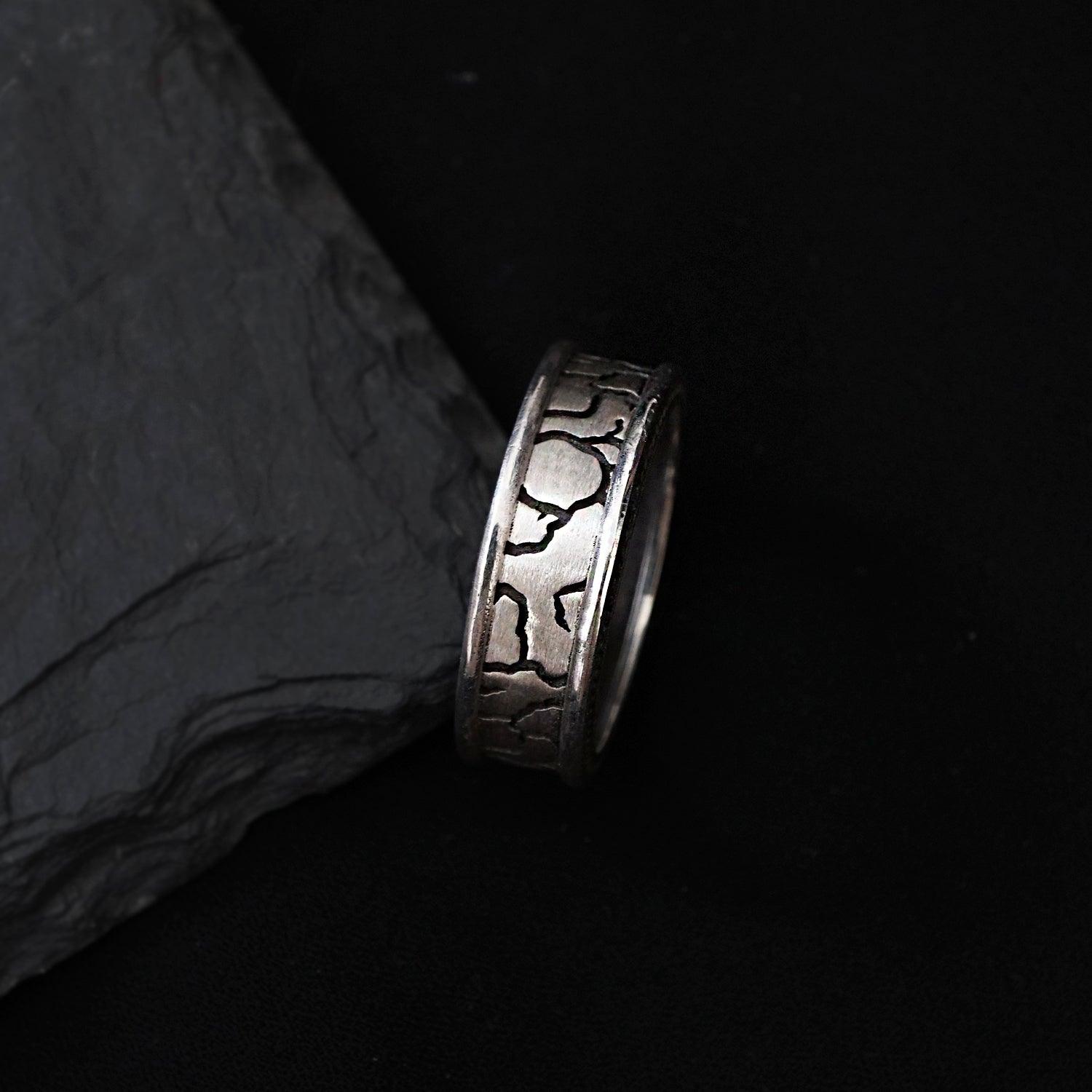 Stone Age Silver Ring - Tippy Taste Jewelry