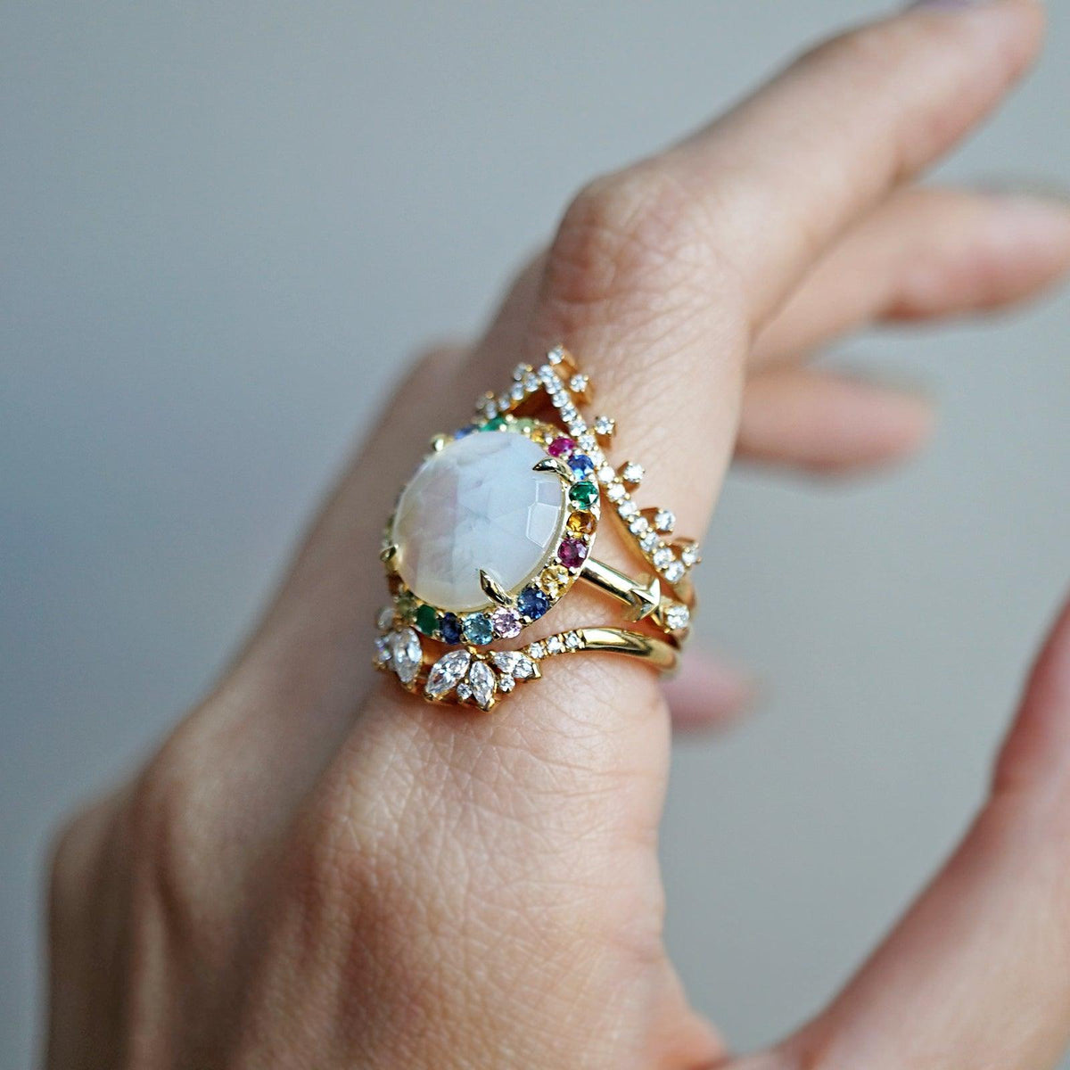 Mother of Pearl Ring - Rae
