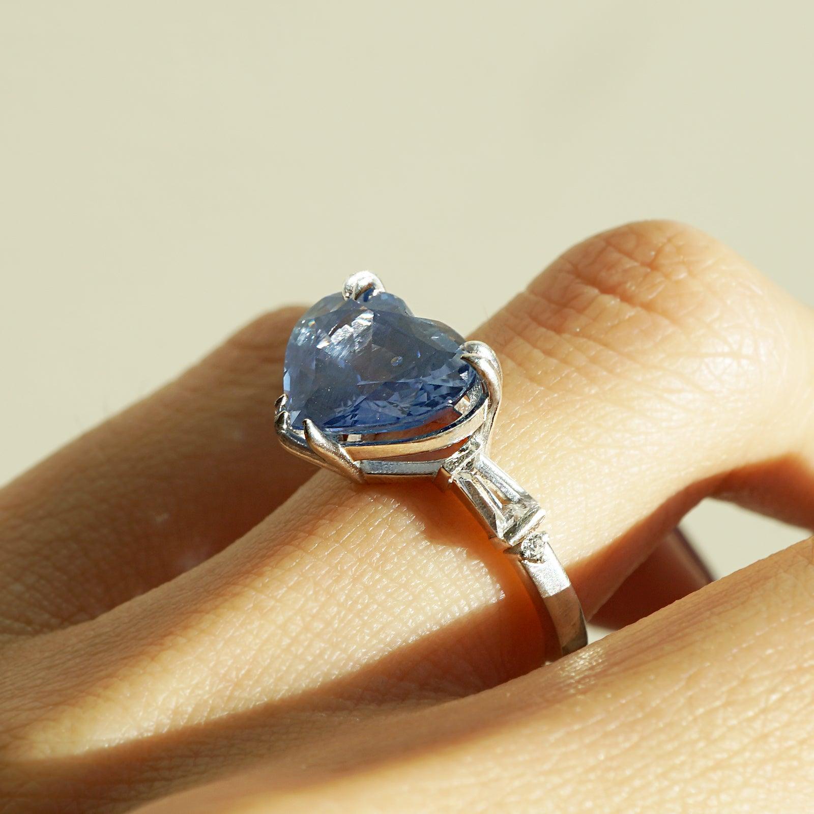 Heart of the hot sale ocean engagement ring