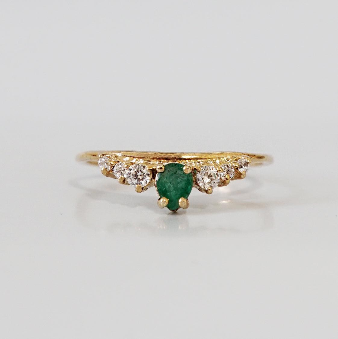 Emerald Empress Ring - Tippy Taste Jewelry