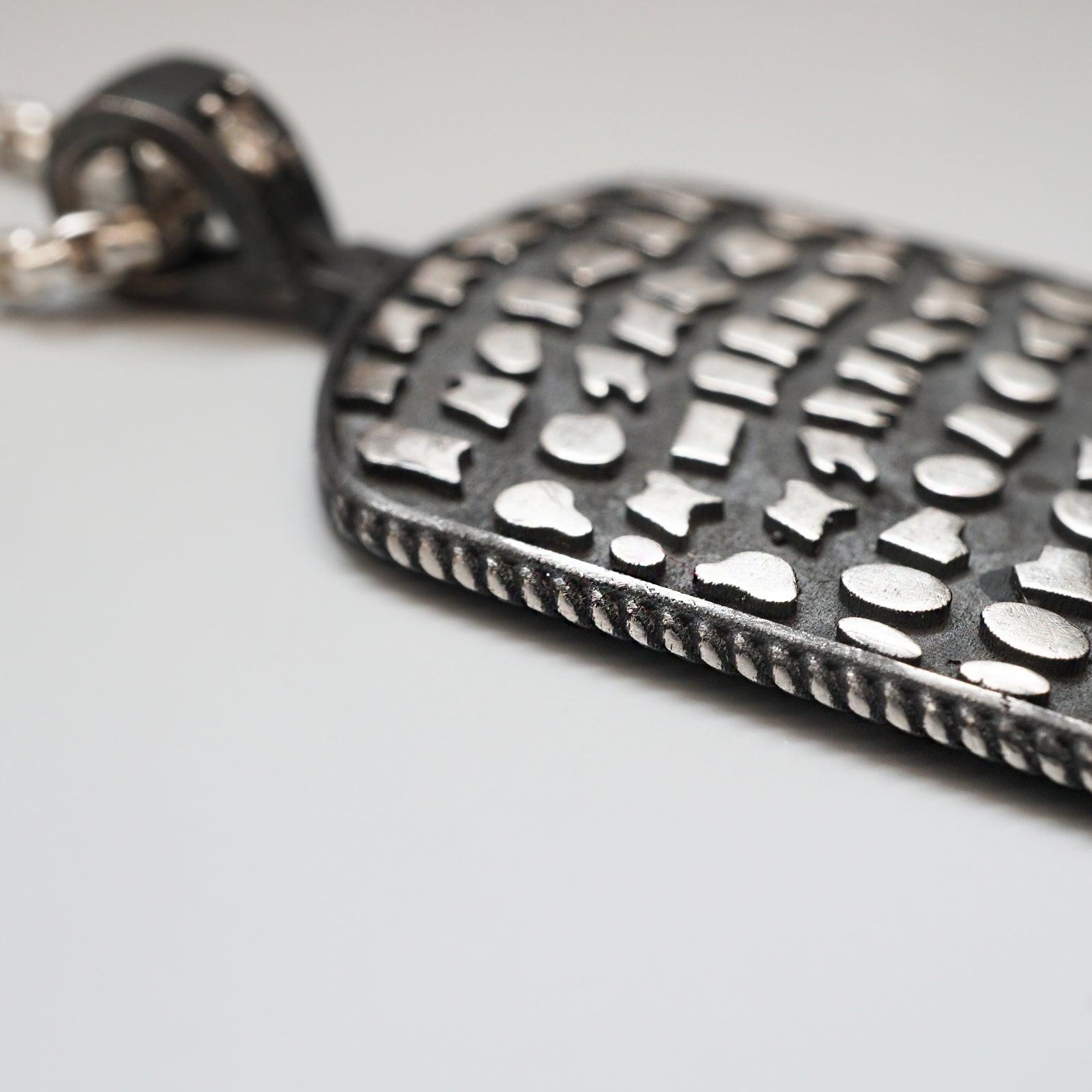 Pavement Diamond Dog Tag - Tippy Taste Jewelry