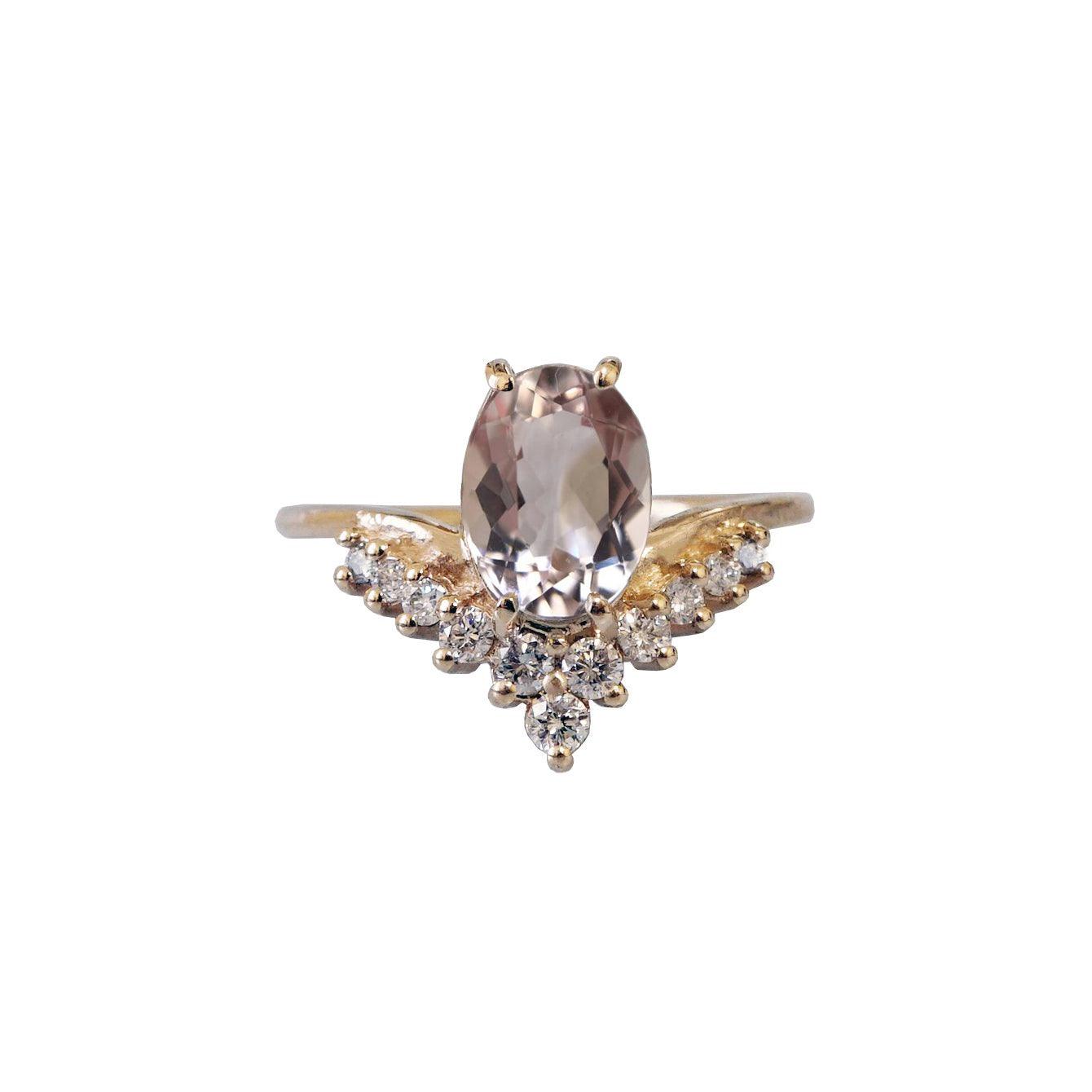 14K All A Dream Morganite Ring - Tippy Taste Jewelry