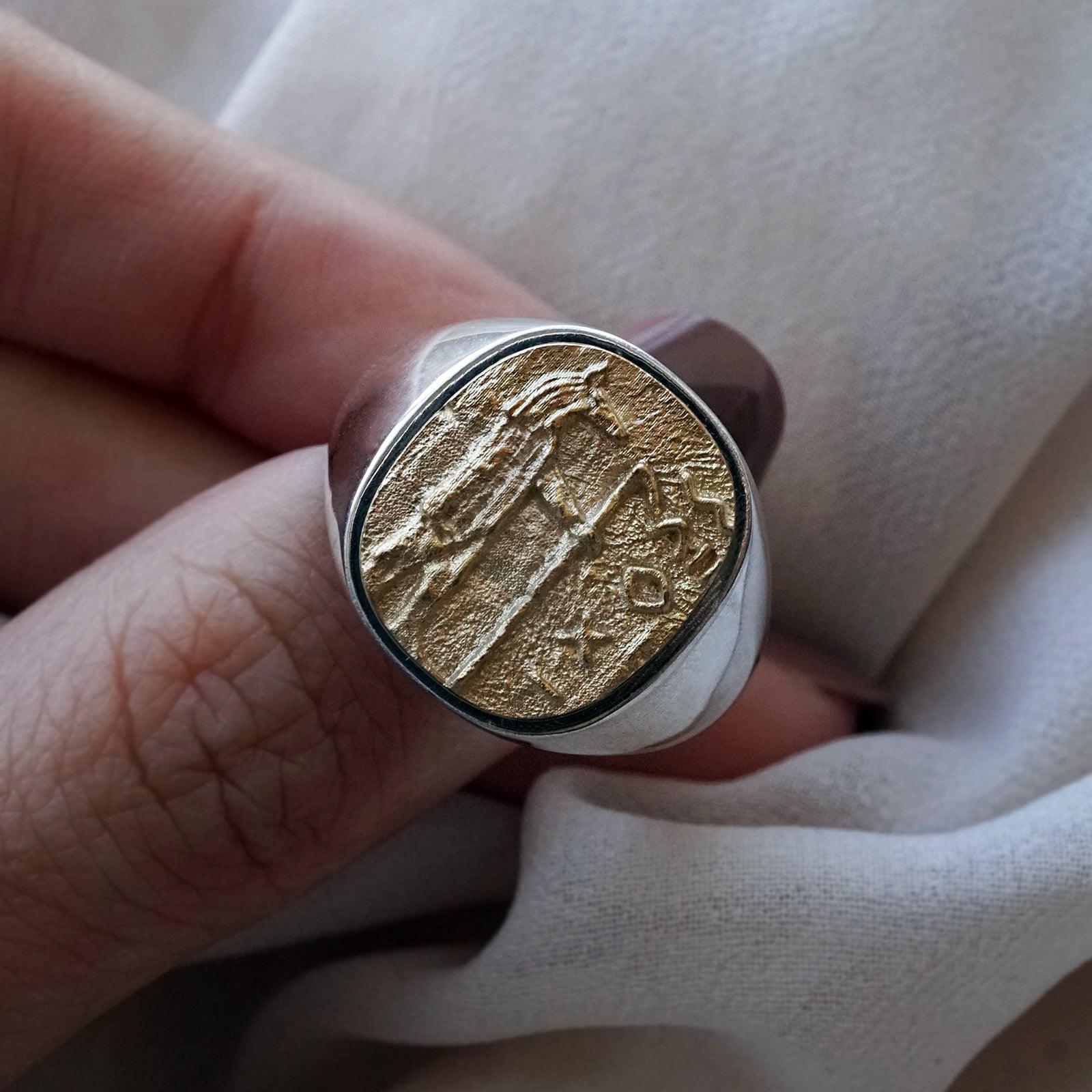 Egyptian hot sale signet ring