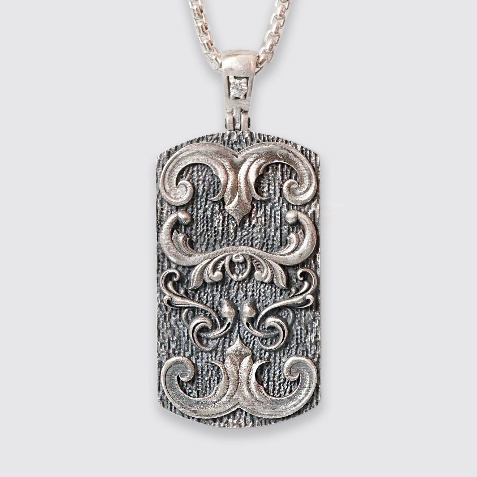 Armor Diamond Pendant - Tippy Taste Jewelry