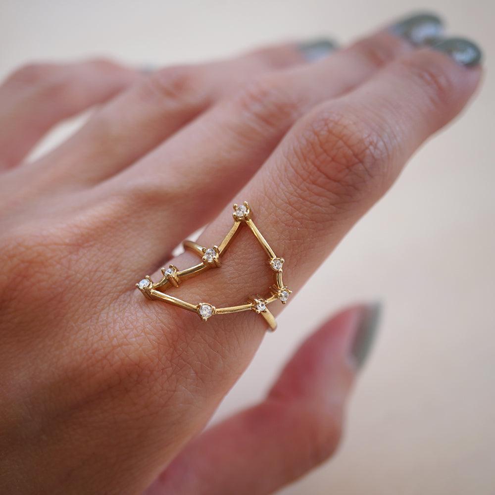 Capricorn Constellation Ring - Tippy Taste Jewelry