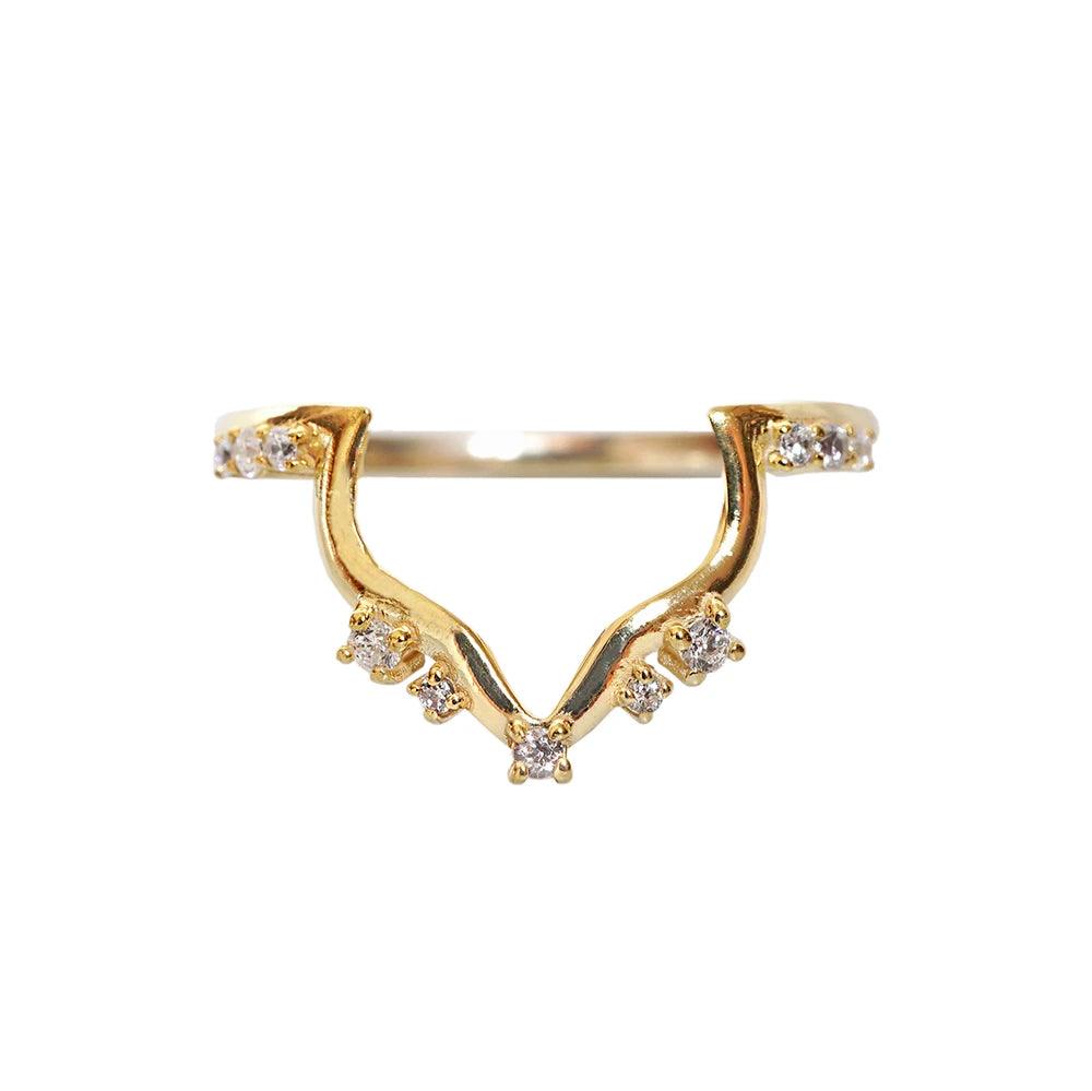 14K and 18K Diadem Diamond Ring - Tippy Taste Jewelry