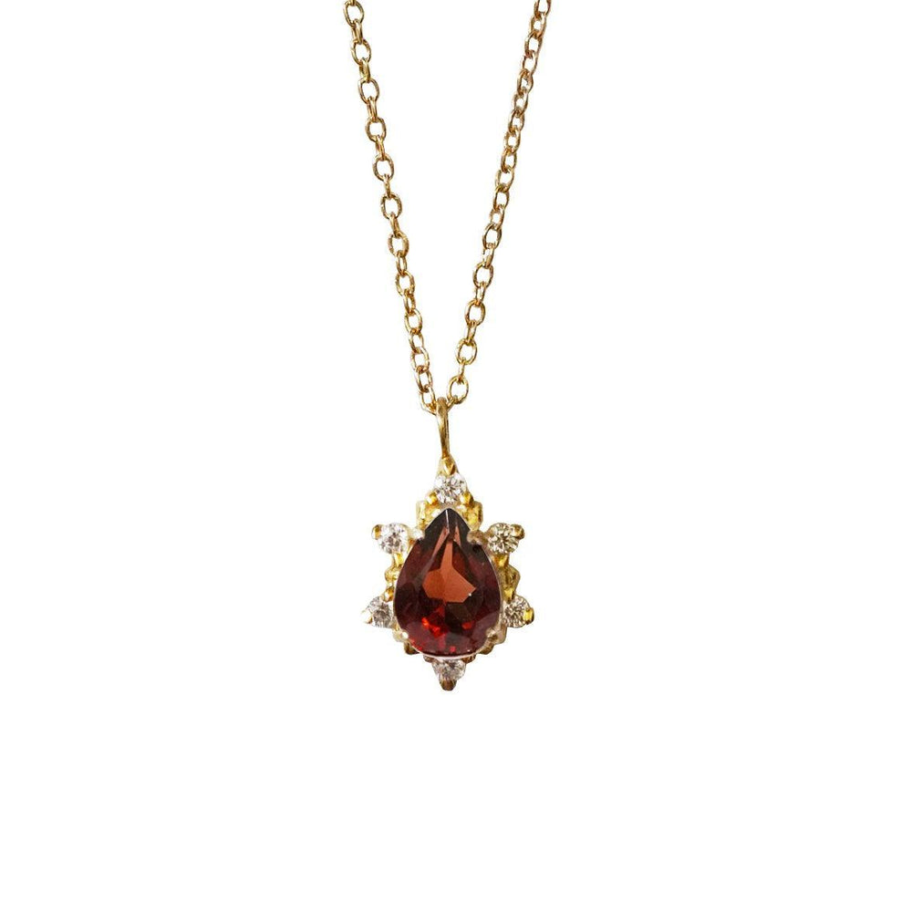 Garnet Crush Necklace – Tippy Taste Jewelry