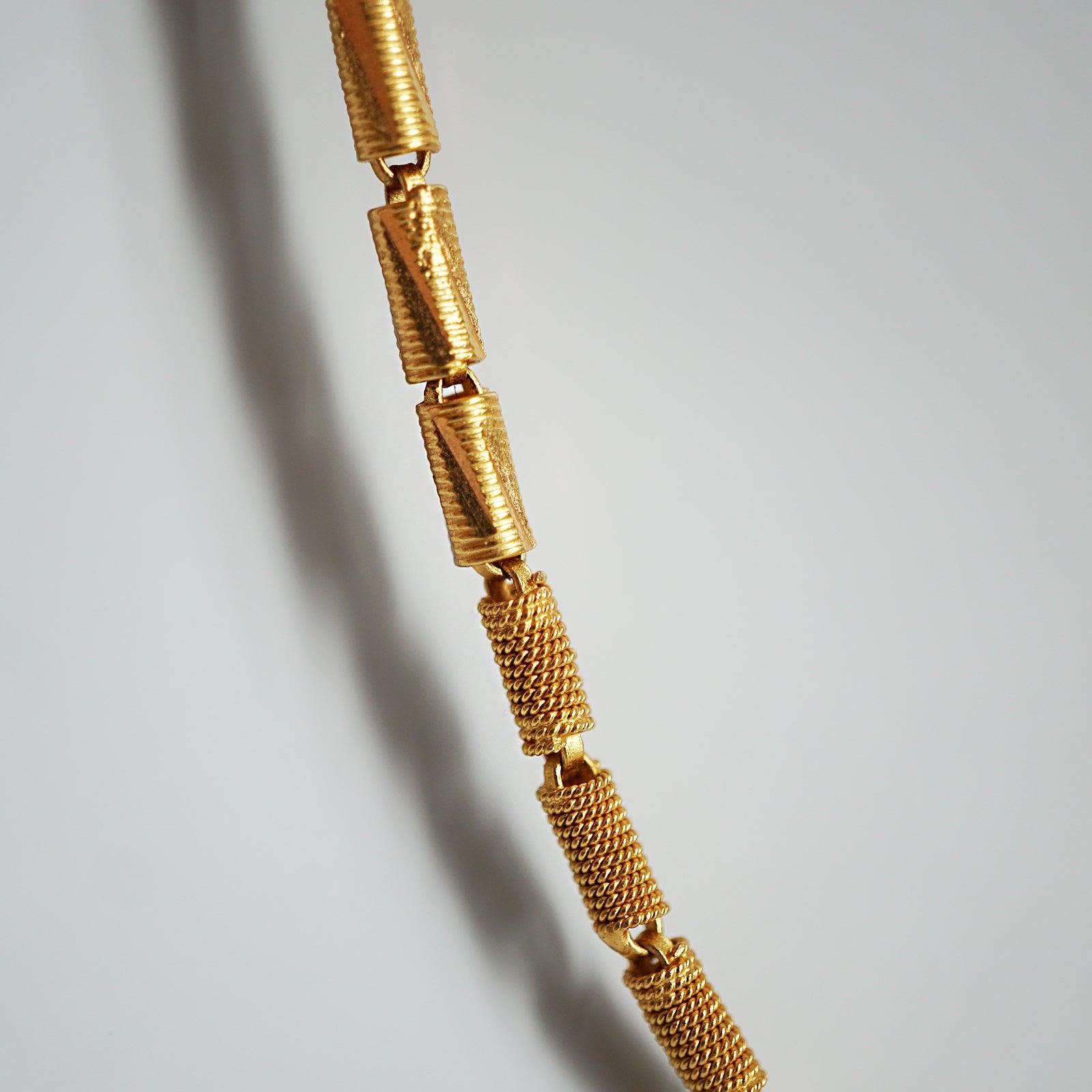 One Of A Kind: 22K Yellow Gold Diva Chain, 24" - Tippy Taste Jewelry