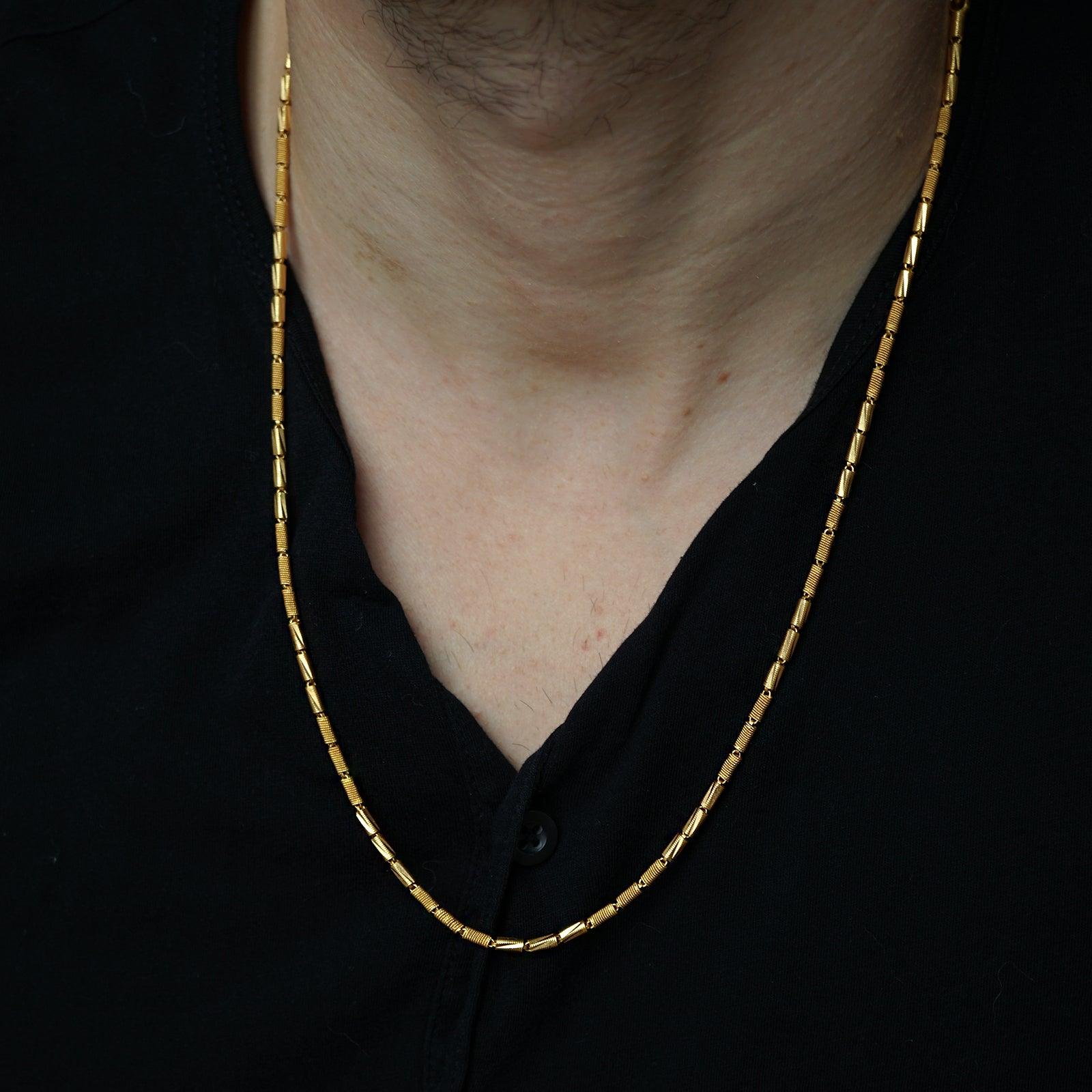 One Of A Kind: 22K Yellow Gold Diva Chain, 24" - Tippy Taste Jewelry