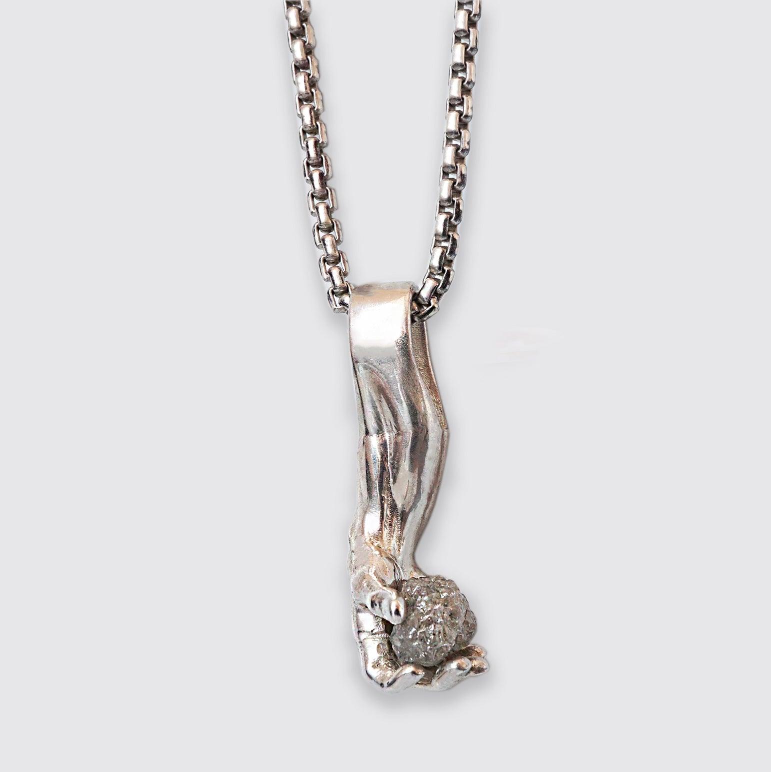 Diamond hand store pendant