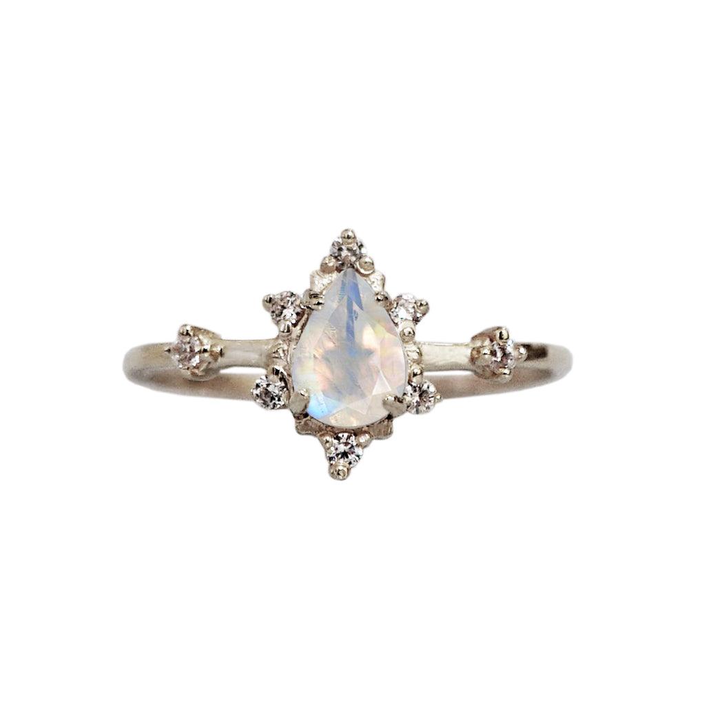 Moonstone Crush Ring - Tippy Taste Jewelry