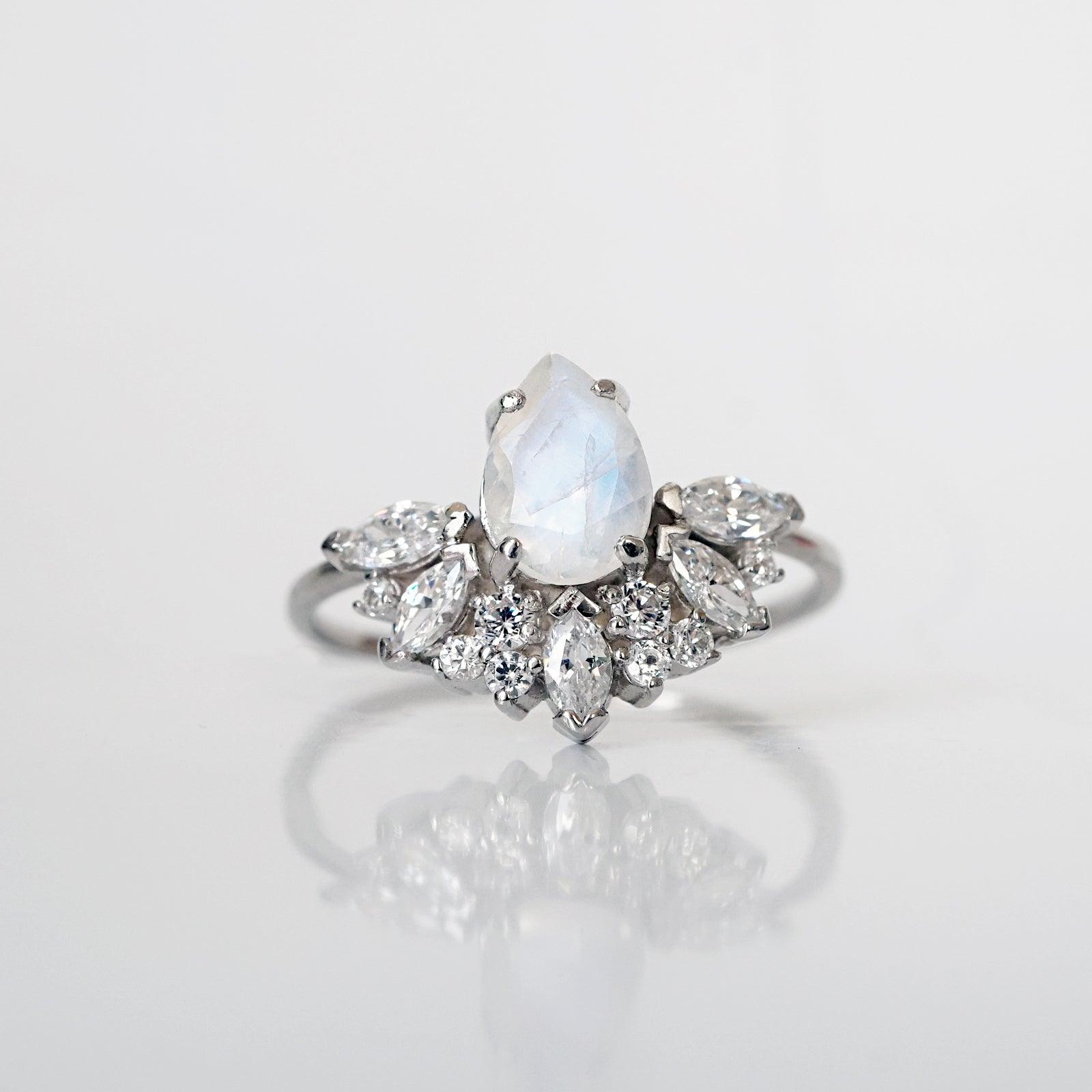 Parisian Moonstone Ring - Tippy Taste Jewelry