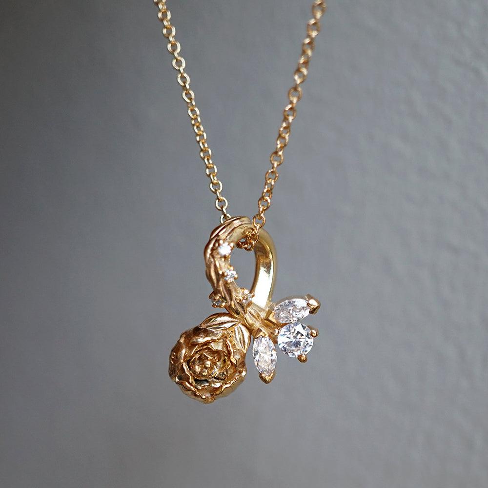 Peony Necklace - Tippy Taste Jewelry