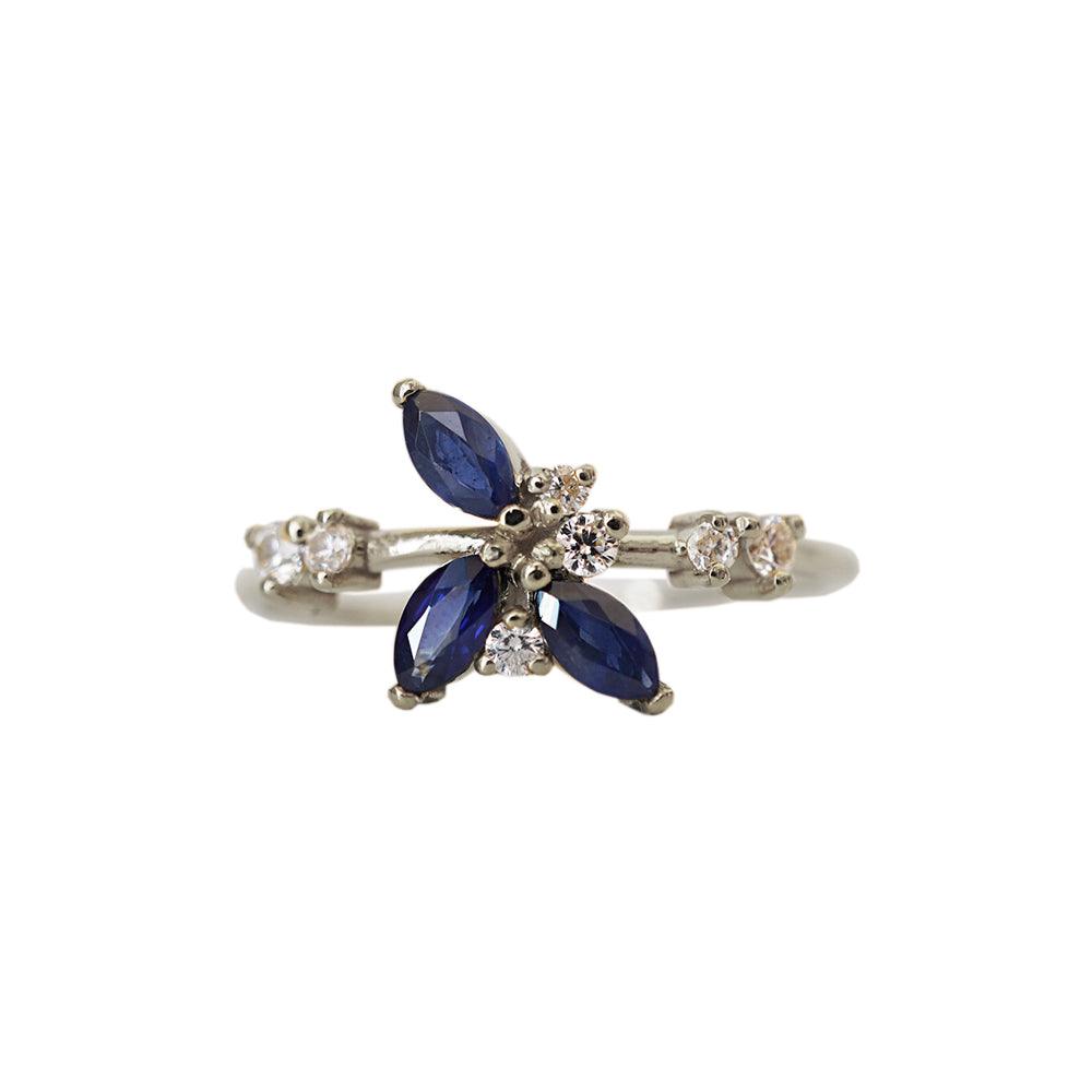 14K Pixie Sapphire Ring - Tippy Taste Jewelry